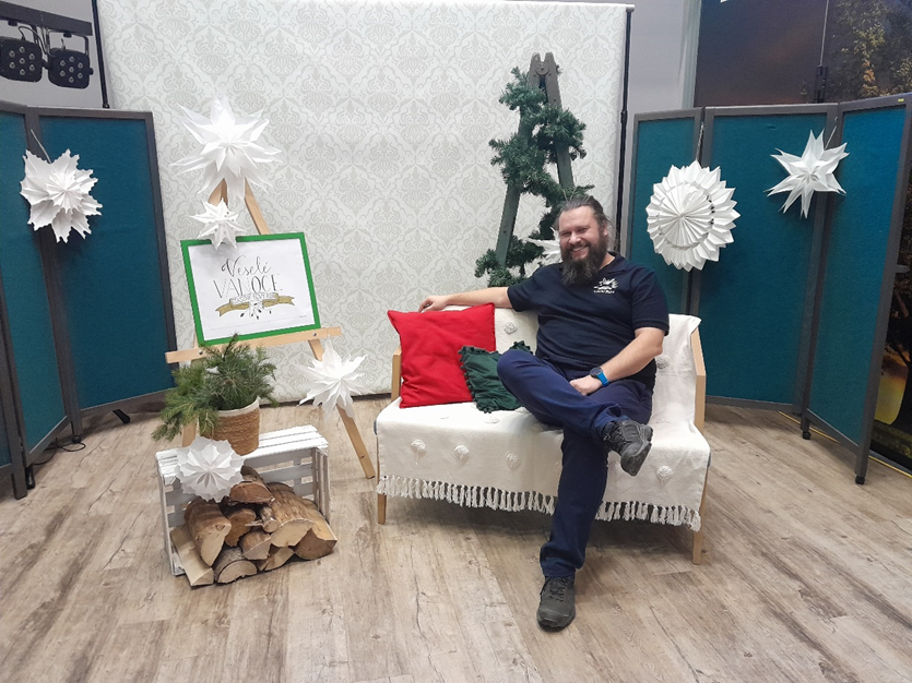 Obrázek 1: David Brychta na archivním snímku z adventní druhé ligy v Třebíči