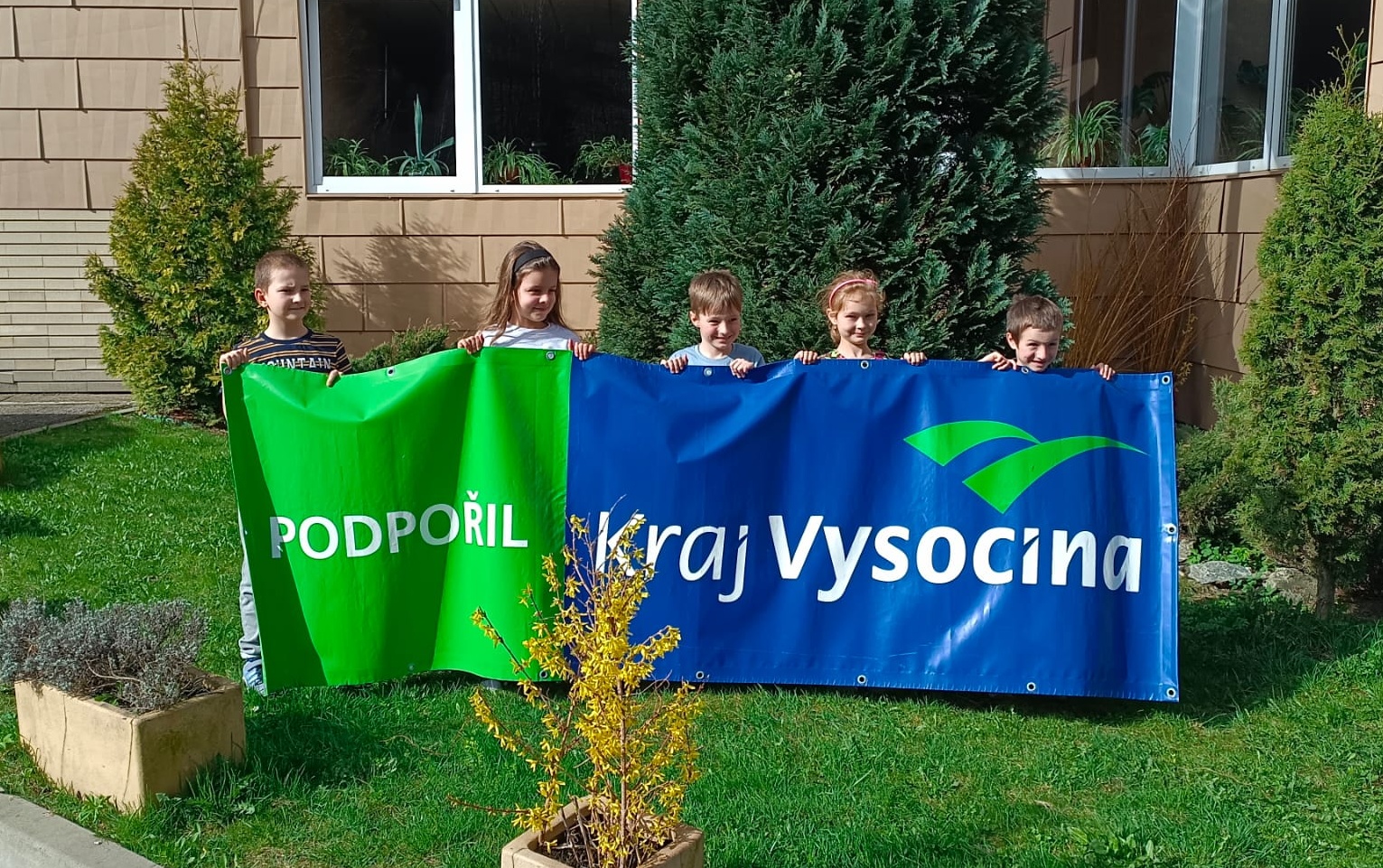 Hráči z kraje Vysočina.
Zleva: Vaňoušek, Hanzalová, Štěpnička, Mourycová, Šmrha