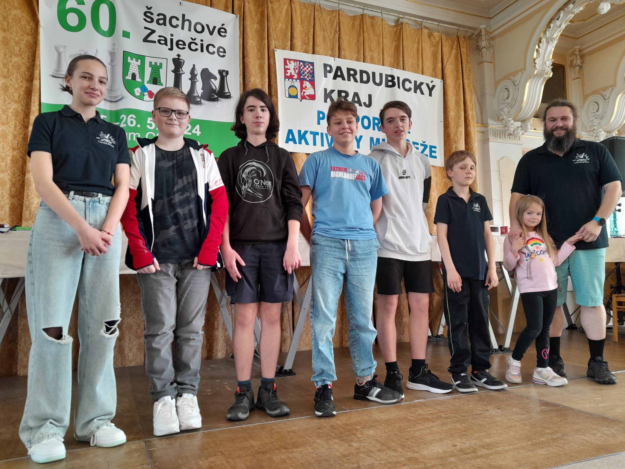 Tým ŠO Gordic B dvanáctý na MČR družstev starších žáků v rapid šachu 2024