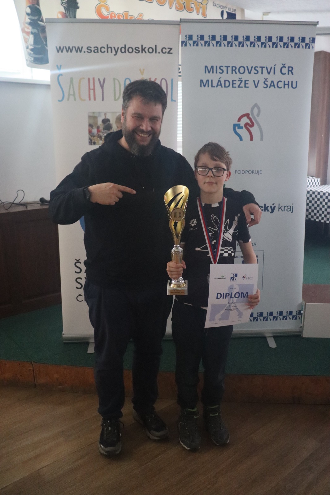 Jan Burel vicemistr ČR do 12 let!